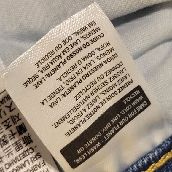 NEW 18W LEVI'S WEDGIE STRAIGHT LEG HIGH RISE BUTTON DENIM JEANS 18 W NWT - Picture 8 of 16